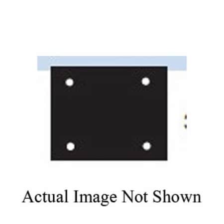 Mulberry Electrical Box Cover, 3 Gangs Gang, Aluminum, Blank Cover Type 30284